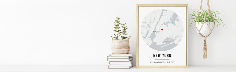 Personalizable Map Decor for Your Home