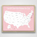 Push Pin Mini USA Map - Prism Color Series CM Mini Map