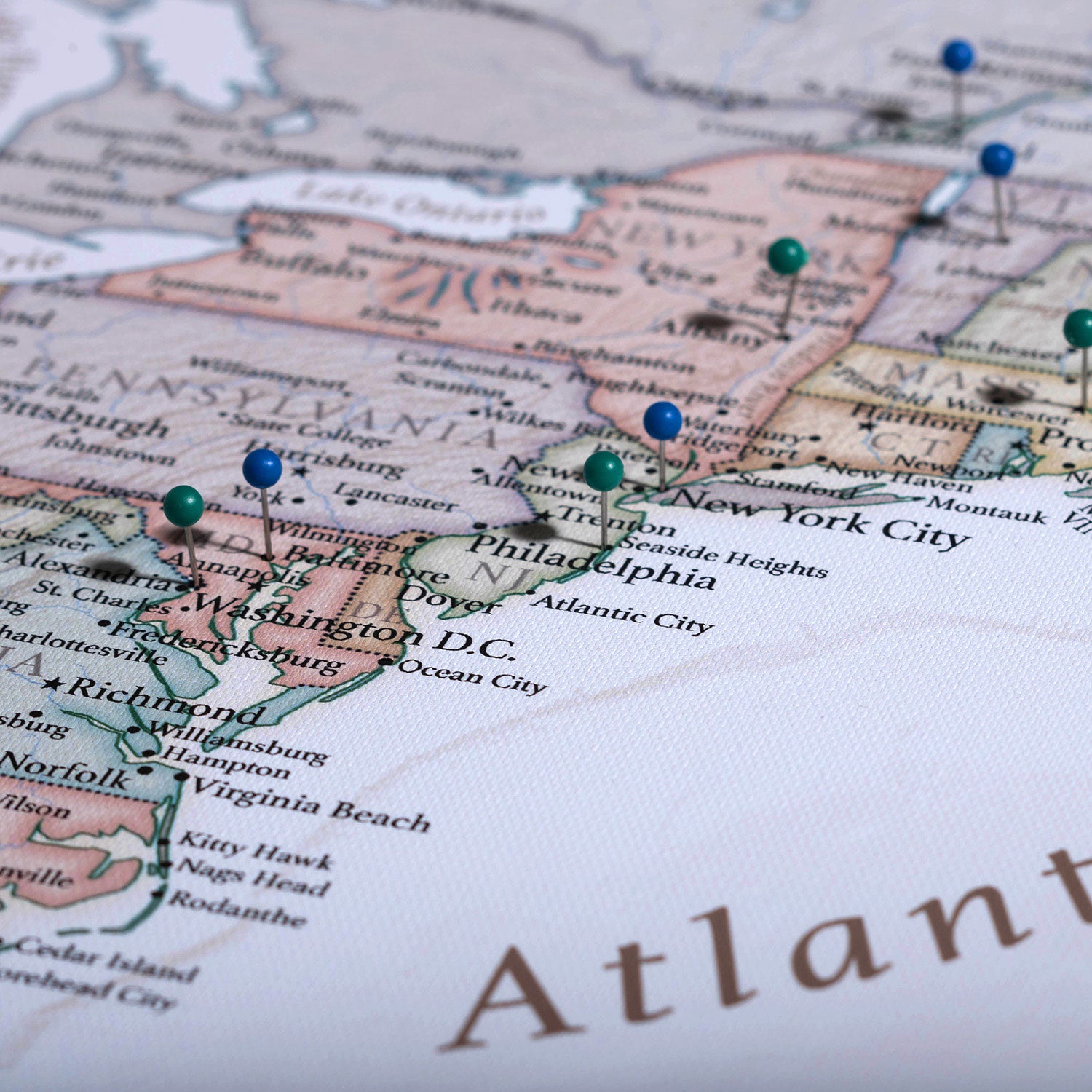 Push Pin USA Map (Pin Board) - The Trailblazer - Essentials Collection