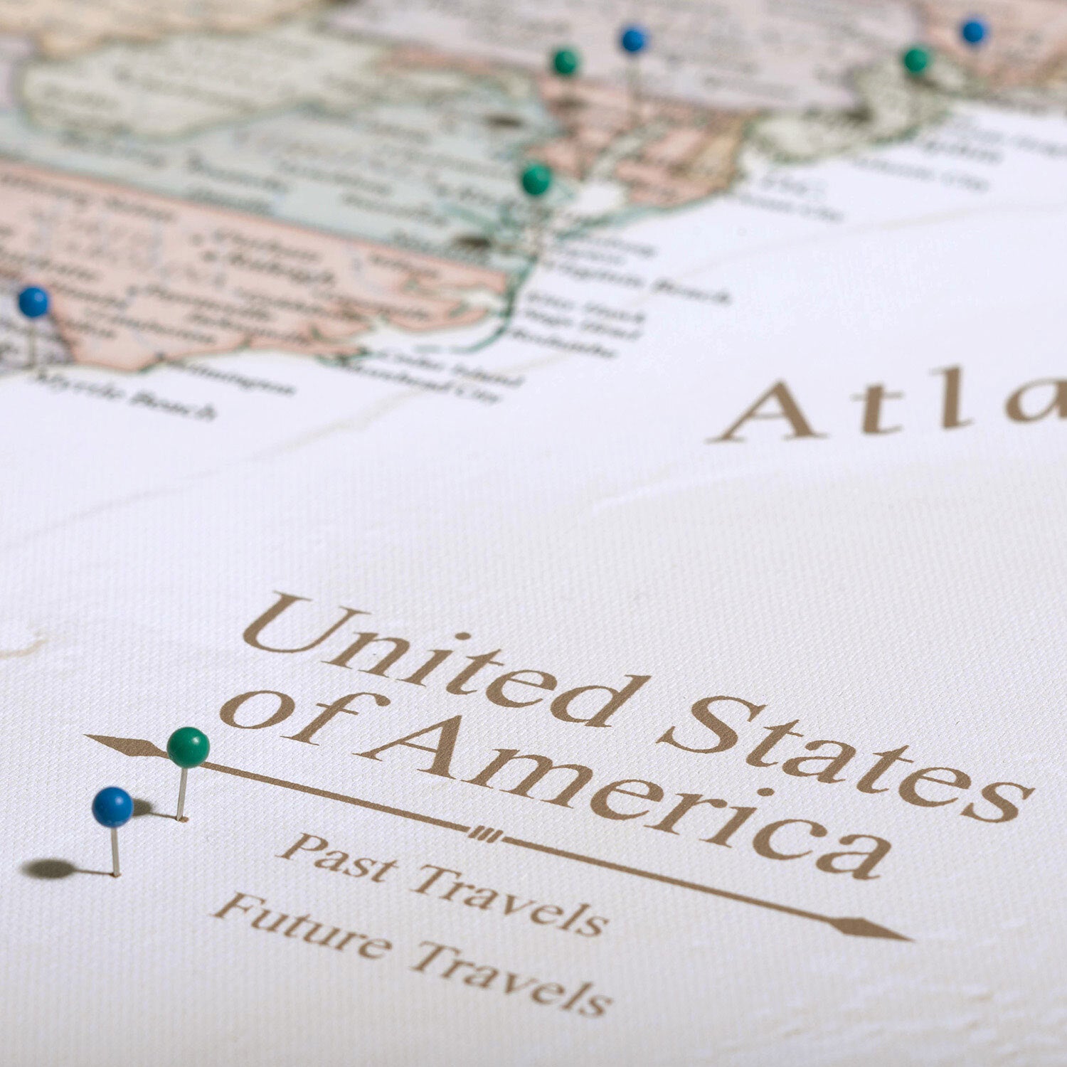 Push Pin USA Map (Pin Board) - The Trailblazer - Essentials Collection