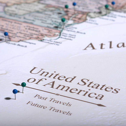 Push Pin USA Map (Pin Board) - The Trailblazer - Essentials Collection