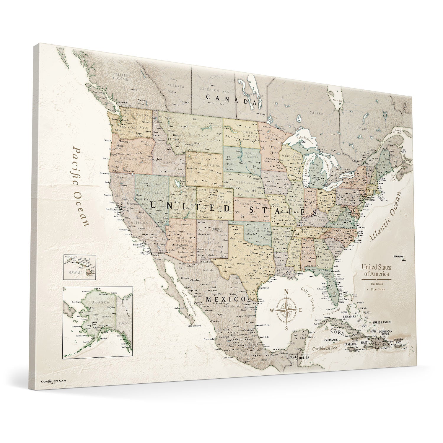 Push Pin USA Map (Pin Board) - The Trailblazer - Essentials Collection