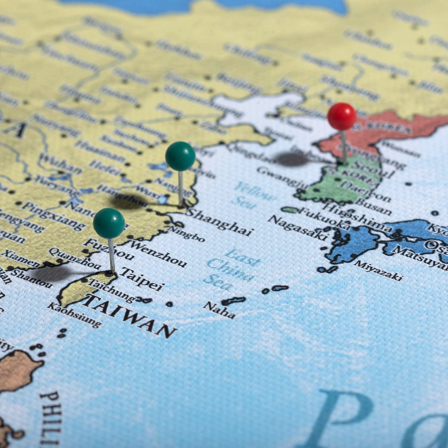 Push Pin World Map (Pin Board) - The Wanderer - Standard Conquest Maps LLC