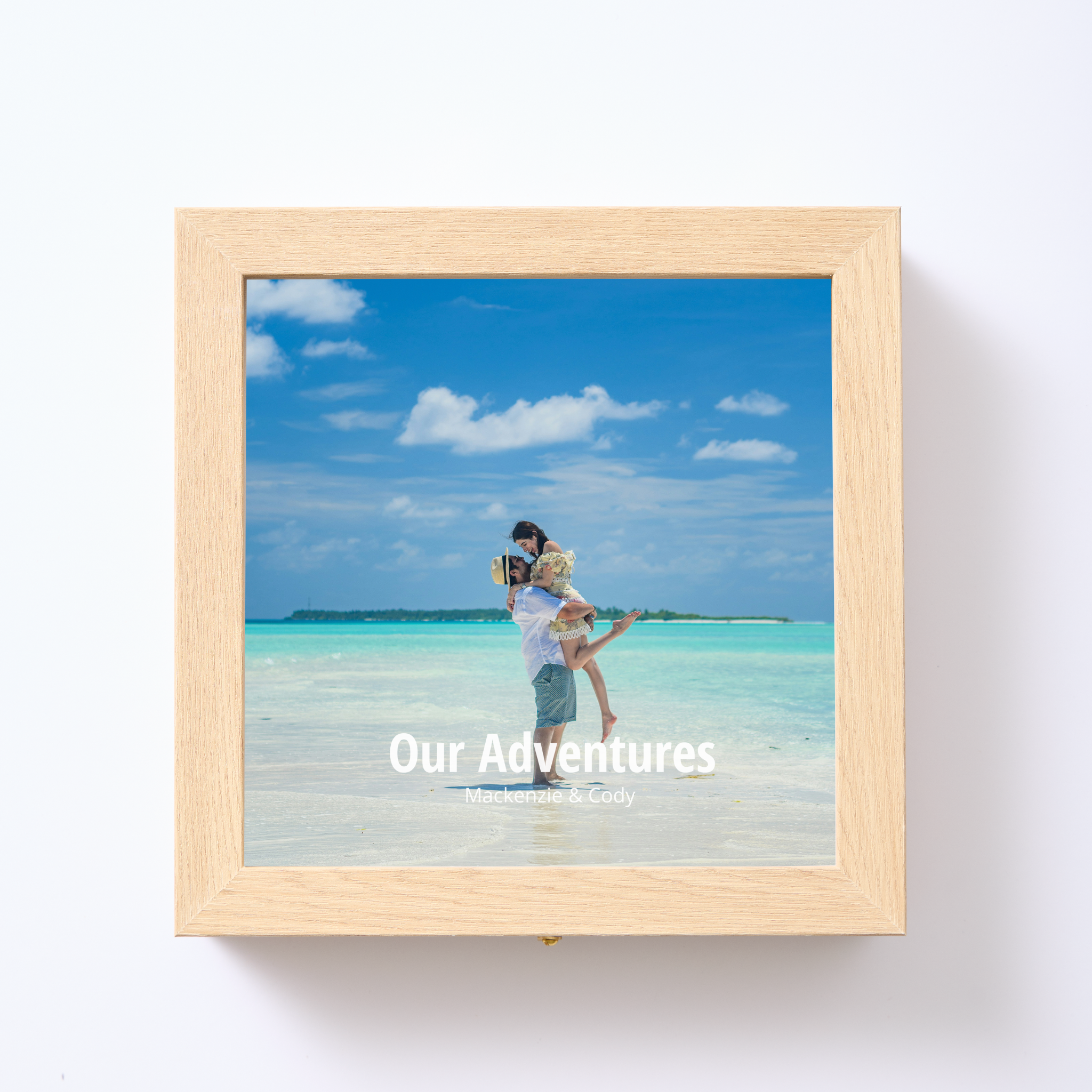 Personalized Keepsake Shadow Box - Upload Your Photo!
