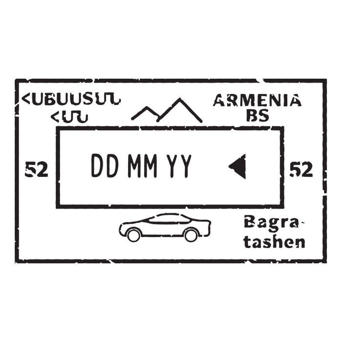 Passport Stamp Decal - Armenia Conquest Maps LLC