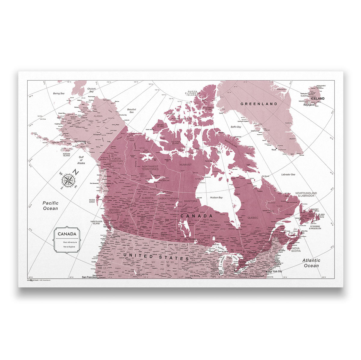 Beautiful Canada Travel Maps