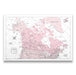 Push Pin Canada Map (Pin Board) - Pink Color Splash CM Pin Board