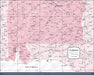 Alabama Map Poster - Pink Color Splash CM Poster