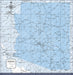 Push Pin Arizona Map (Pin Board) - Light Blue Color Splash CM Pin Board