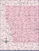 Iowa Map Poster - Pink Color Splash CM Poster