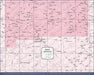 New Mexico Map Poster - Pink Color Splash CM Poster