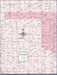 Push Pin Oklahoma Map (Pin Board) - Pink Color Splash CM Pin Board