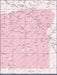 Oregon Map Poster - Pink Color Splash CM Poster