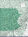 Push Pin Pennsylvania Map (Pin Board) - Green Color Splash CM Pin Board