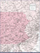 Pennsylvania Map Poster - Pink Color Splash CM Poster