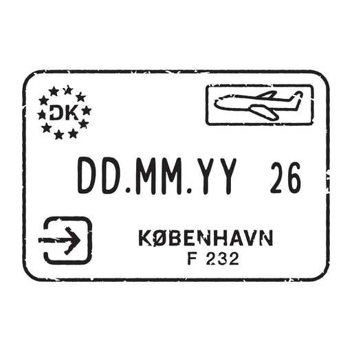 Passport Stamp Decal - Denmark Conquest Maps LLC