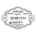 Passport Stamp Decal - Egypt Conquest Maps LLC