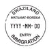 Passport Stamp Decal - Eswatini (Swaziland) Conquest Maps LLC