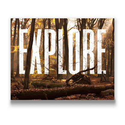 Explore - Canvas Wall Art Conquest Maps LLC