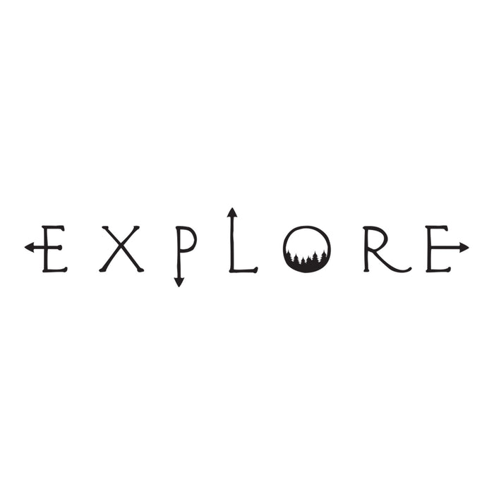Explore - Word Decal Graphic CM Vinyl Graphics