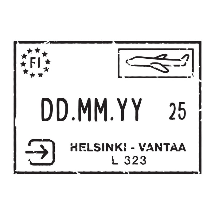 Passport Stamp Decal - Finland Conquest Maps LLC