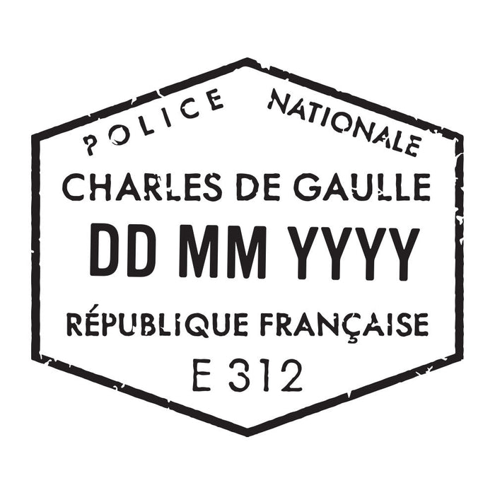 Passport Stamp Decal - France Conquest Maps LLC