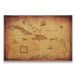 Push Pin Caribbean Map (Pin Board/Poster) - Golden Aged CM Pin Board