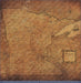 Push Pin Minnesota Map (Pin Board) - Golden Aged CM Pin Board