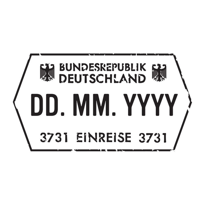 Passport Stamp Decal - Germany Conquest Maps LLC