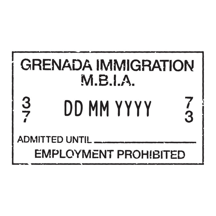 Passport Stamp Decal - Grenada Conquest Maps LLC