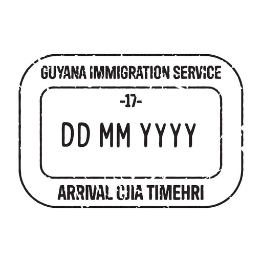 Passport Stamp Decal - Guyana Conquest Maps LLC