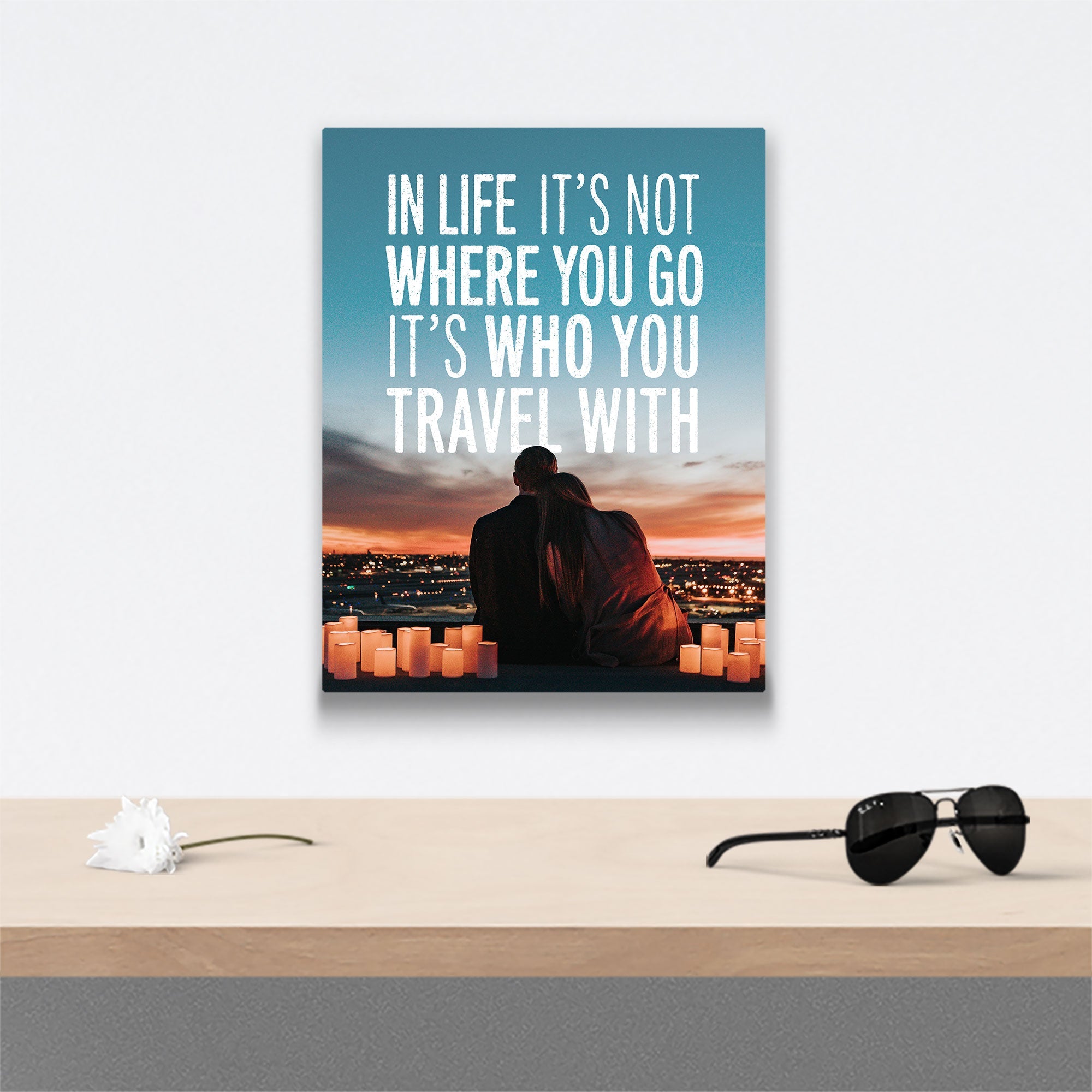 It's Not Where You Go - Canvas Wall Art Conquest Maps LLC
