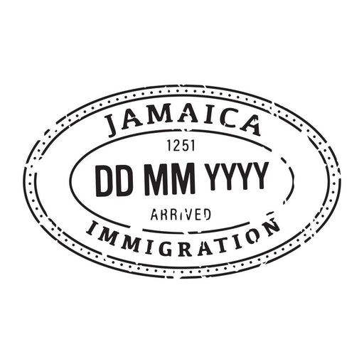Passport Stamp Decal - Jamaica Conquest Maps LLC