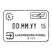 Passport Stamp Decal - Luxembourg Conquest Maps LLC