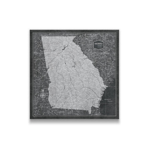 Georgia Map Poster - Modern Slate