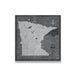 Push Pin Minnesota Map (Pin Board) - Modern Slate CM Pin Board