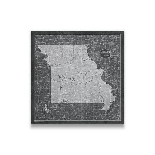 Missouri Map Poster - Modern Slate