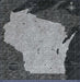 Wisconsin Map Poster - Modern Slate CM Poster