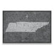 Tennessee Map Poster - Modern Slate CM Poster