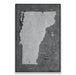Push Pin Vermont Map (Pin Board) - Modern Slate CM Pin Board