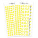 Map "Pin" Stickers - Sunrise Yellow Conquest Maps LLC