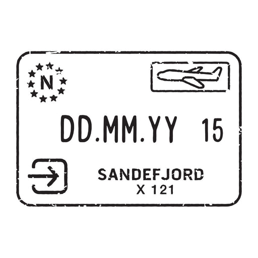 Passport Stamp Decal - Norway Conquest Maps LLC
