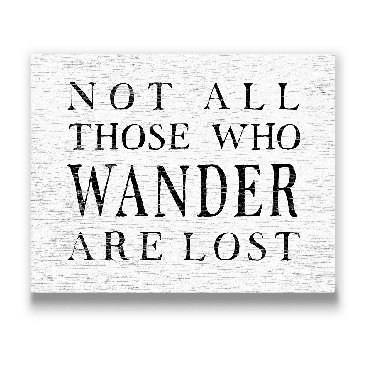 Not All Those Who Wander Are Lost - Canvas Wall Art Conquest Maps LLC