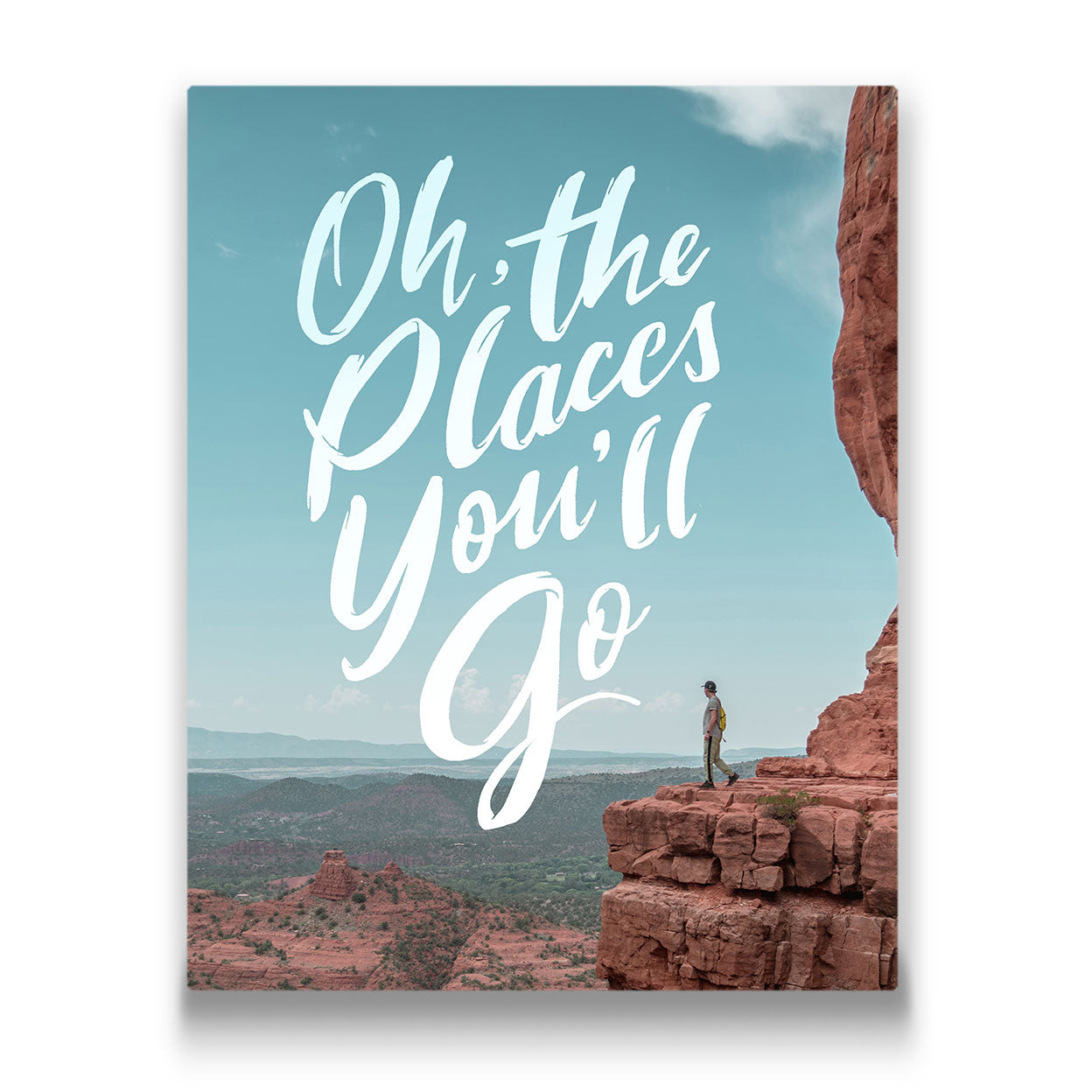Oh The Places You'll Go - Canvas Wall Art Conquest Maps LLC