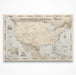 Push Pin National Parks Map (Pin Board) - Rustic Vintage CM Pin Board