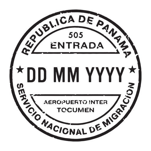 Passport Stamp Decal - Panama Conquest Maps LLC