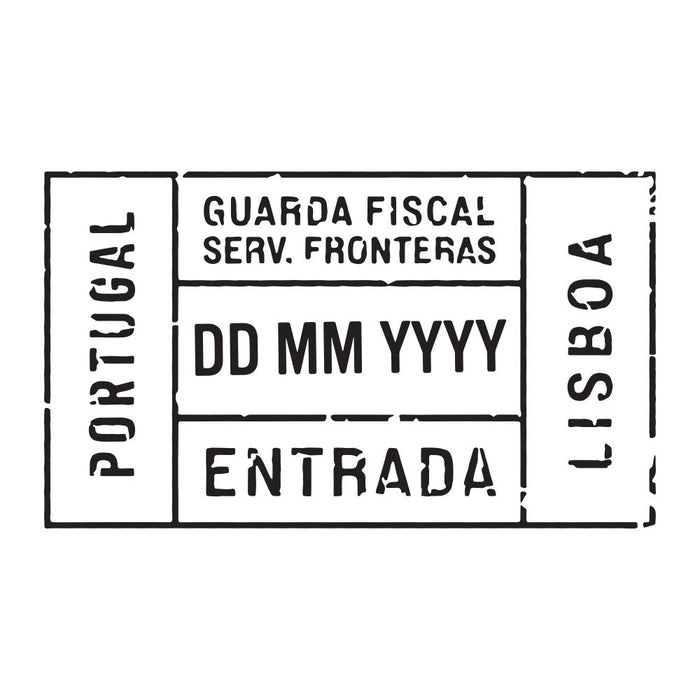 Passport Stamp Decal - Portugal Conquest Maps LLC