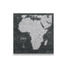 Push Pin Africa Map (Pin Board/Poster) - Modern Slate CM Pin Board