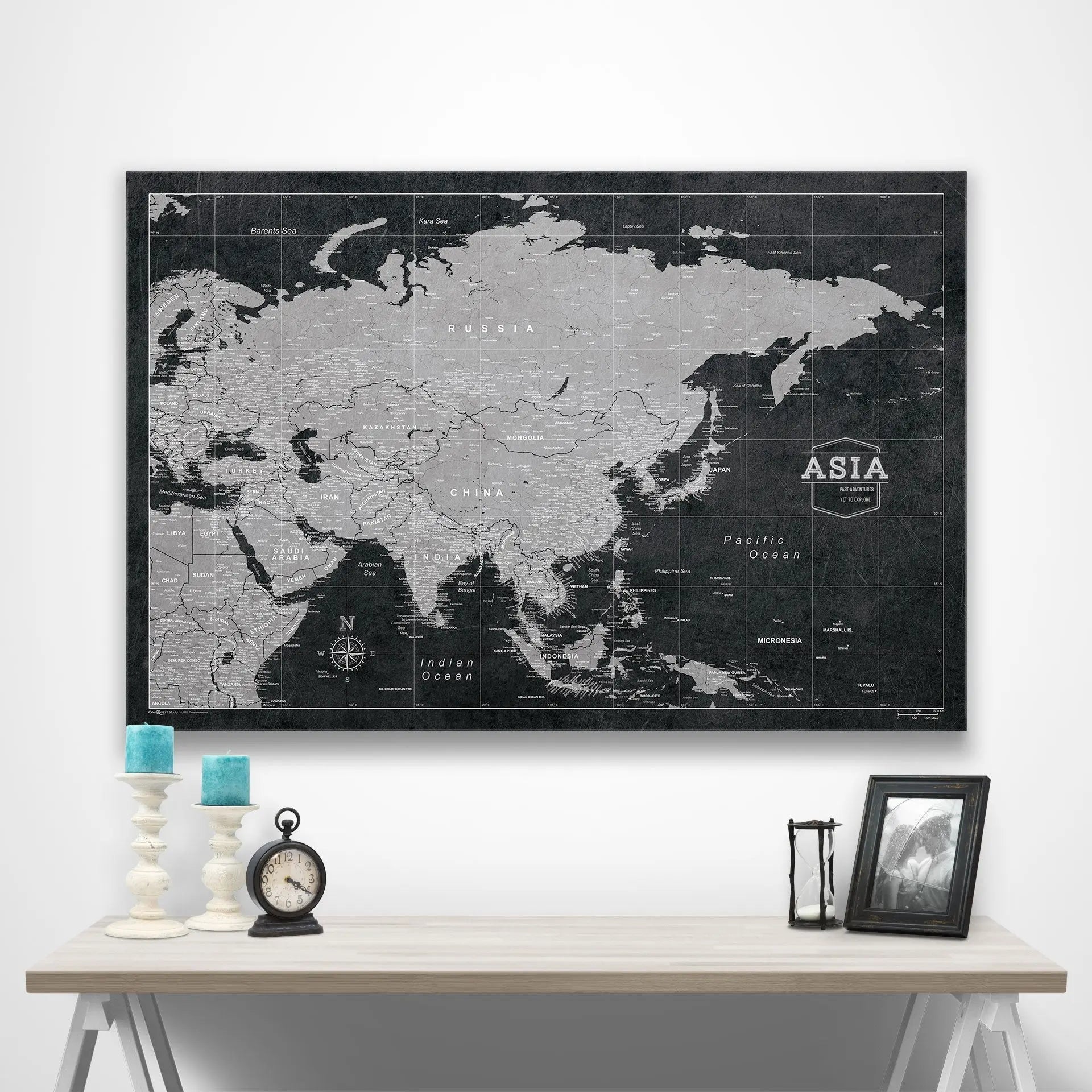 Asia Poster Maps | Personalize Yours Today | Conquest Maps