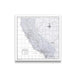 Push Pin California Map (Pin Board) - Light Gray Color Splash CM Pin Board